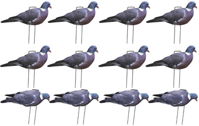 Silhouette Pigeon Decoy Kit by COCO featuring realistic pigeon silhouettes for bird control and hunting decoys.