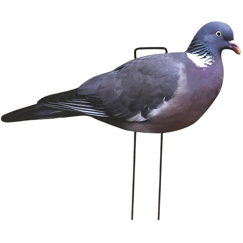 Windy Silhouette Pigeon Decoy Upright in natural pose, designed for bird control, with detailed silhouette features.