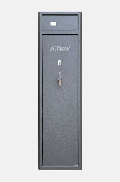 Cynthia Fortress Defender 7 Gun Safe with sturdy metal construction and digital lock for secure firearm storage.