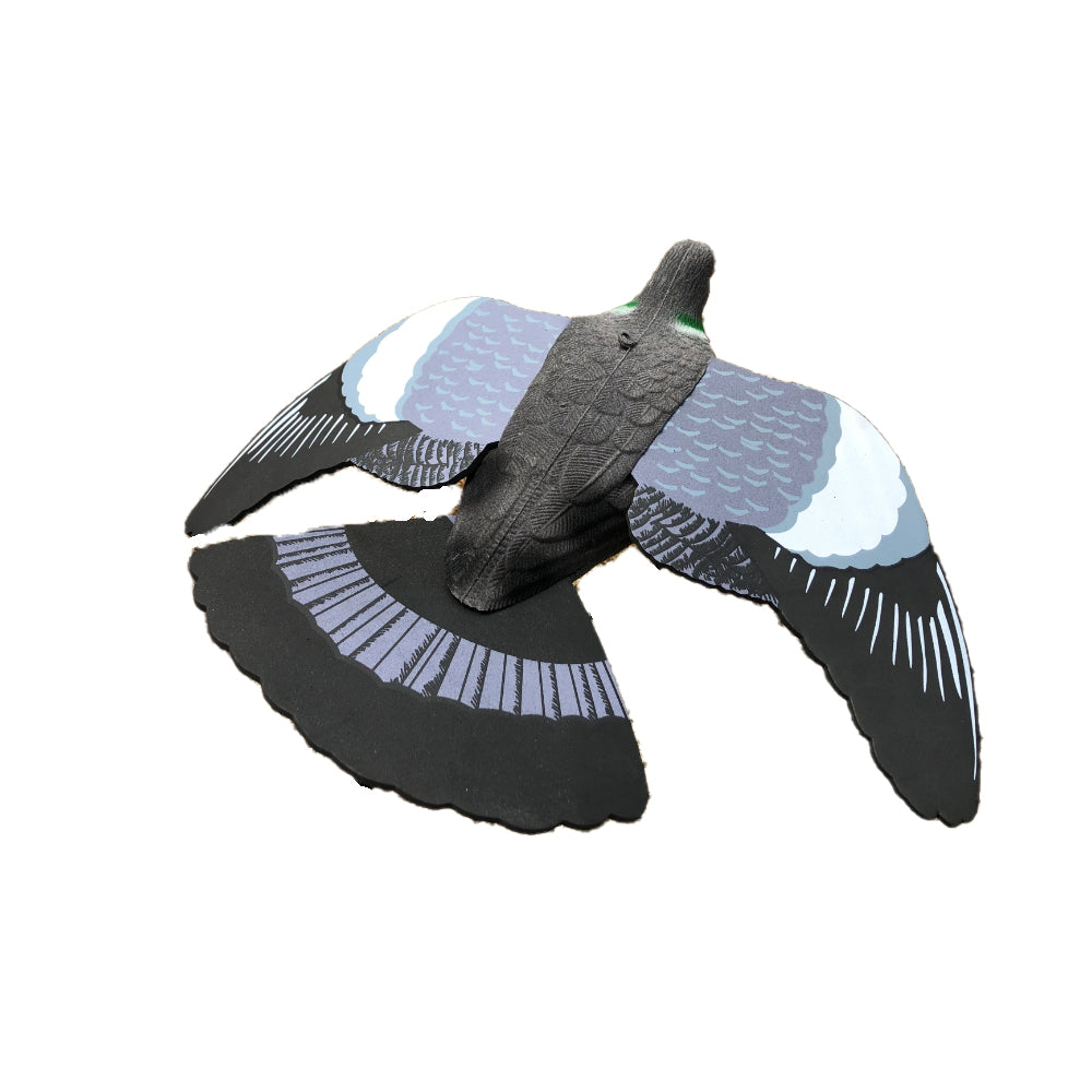 DALE Ultimate Pigeon Decoy Kit featuring bouncer and floater pigeon decoys for effective bird control.