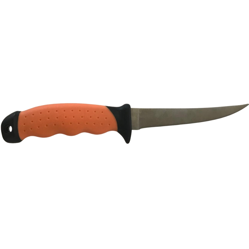 DALE 4-piece hunting knife set with stainless steel blades and black handles, ideal for outdoor and hunting activities.