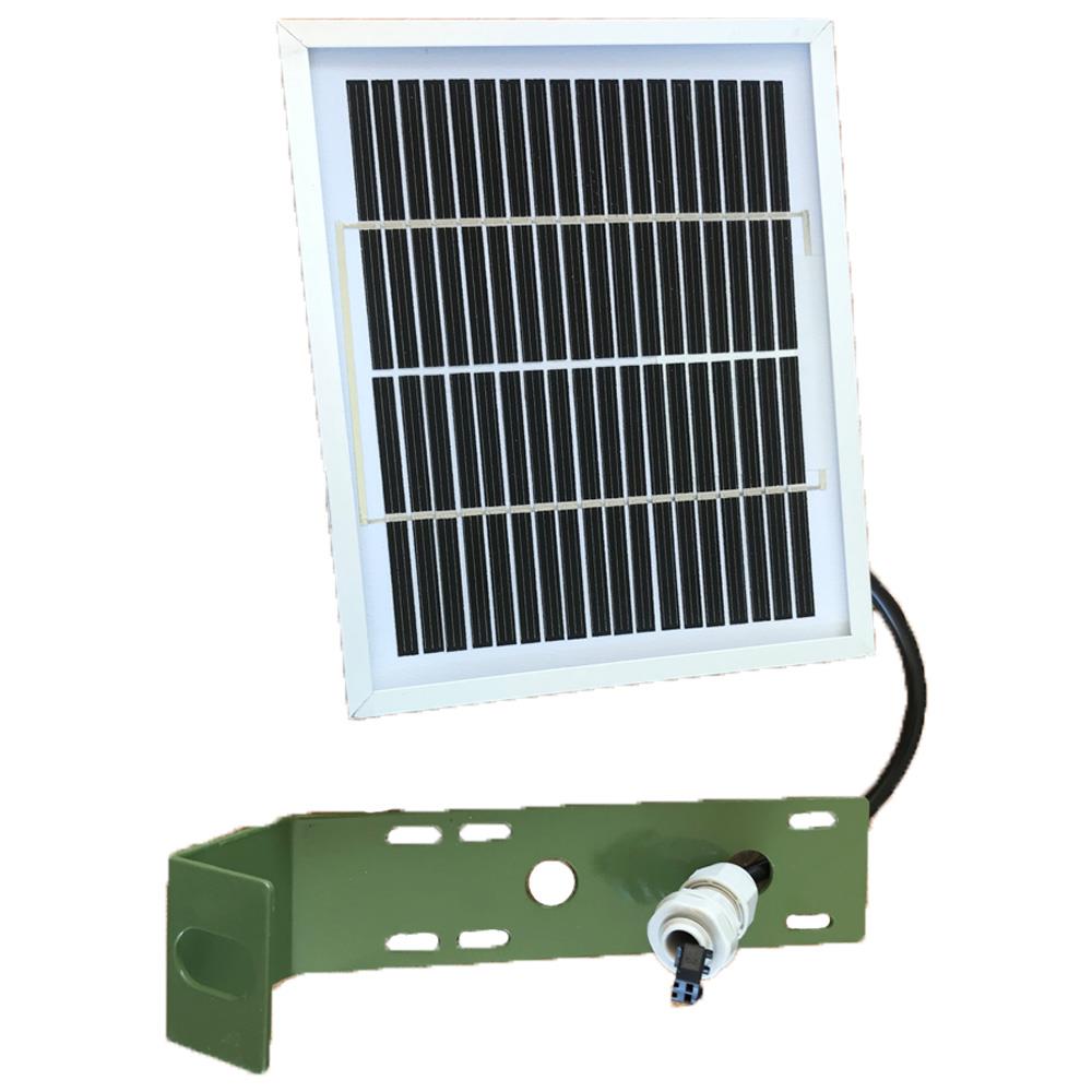 Dale solar panel for automatic game feeder, weather-resistant outdoor solar power device, with mounting hardware and durable design