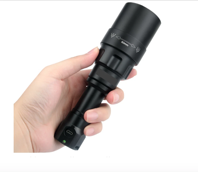 NightSniper Infrared Hell Cat Torch 810nm with Battery and Charger Dimmer Switch