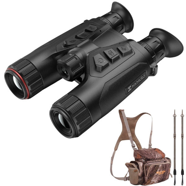 HIKMICRO HABROK 4K HE25L Thermal Binoculars & FREE Harness