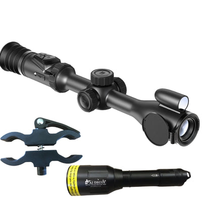 HIKMICRO Alpex A50PL LRF Digital Day & Night Rifle Scope & FREE IR TORCH