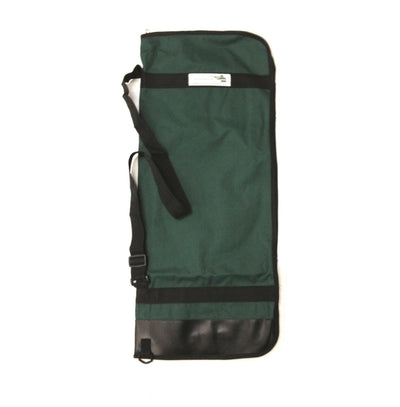 Echo Magnet Bag in camouflage or green with multiple pockets and adjustable strap, designed for outdoor and hunting use.