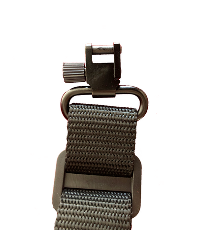 Echo neoprene sling with swivels in camo or black, featuring adjustable straps for comfortable firearm carrying.