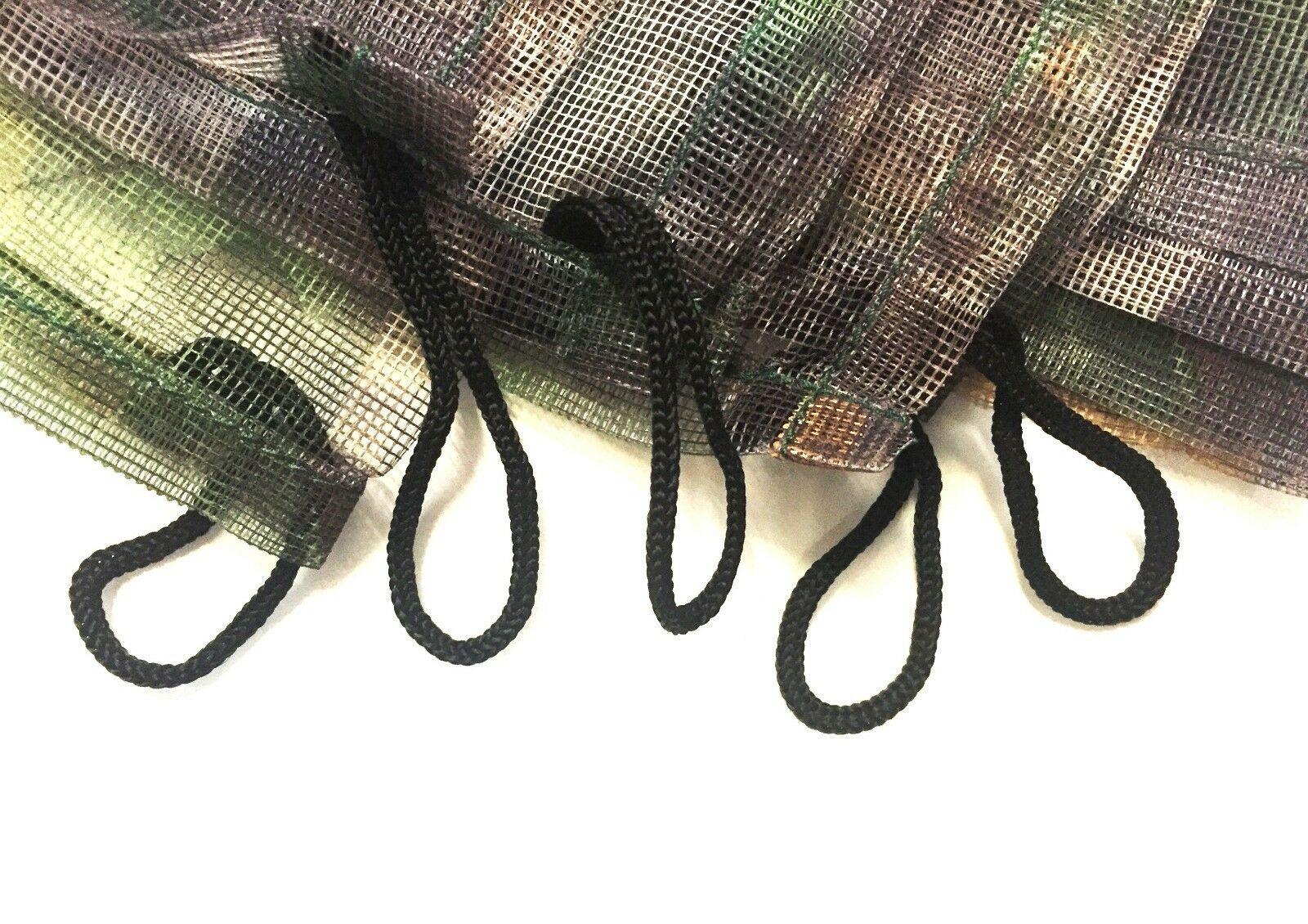 Echo Clearview lightweight camouflage net measuring 4m by 1.5m with loops for concealment and outdoor use.