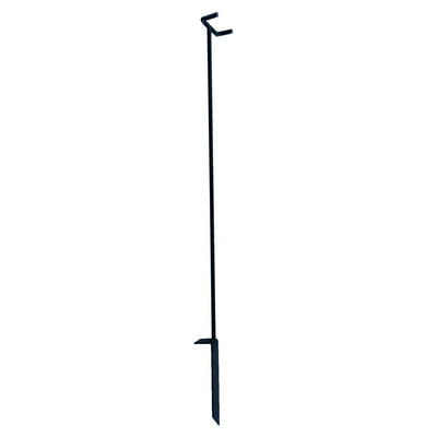 Echo gun stand for hide, sturdy black support with adjustable grip for safe weapon storage and easy access.