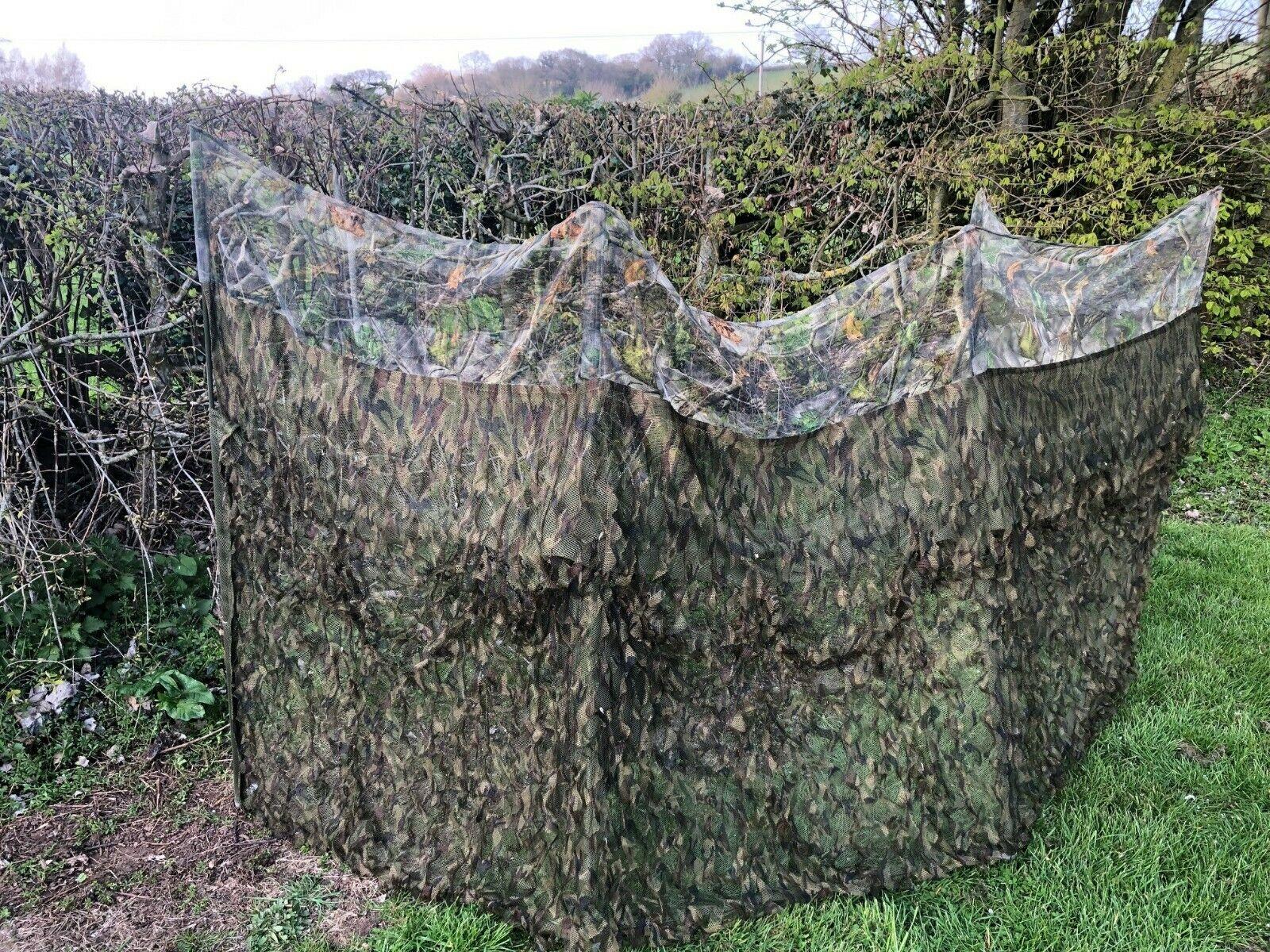 Echo Roll Up All-in-1 Camo Netting Hide, 4m x 1.85m, durable camouflage net for concealment and outdoor use.