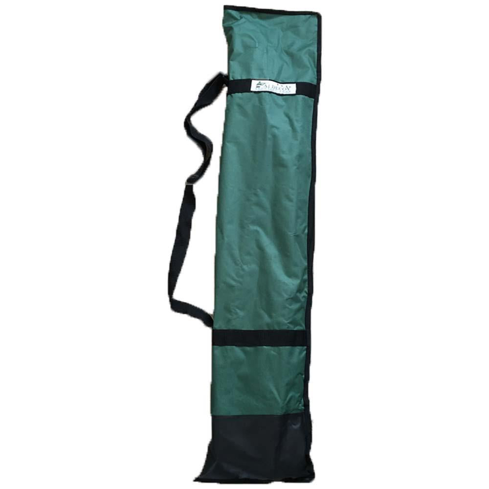 Echo 4 dual spike hide poles with green canvas bag, designed for hunting and outdoor concealment.