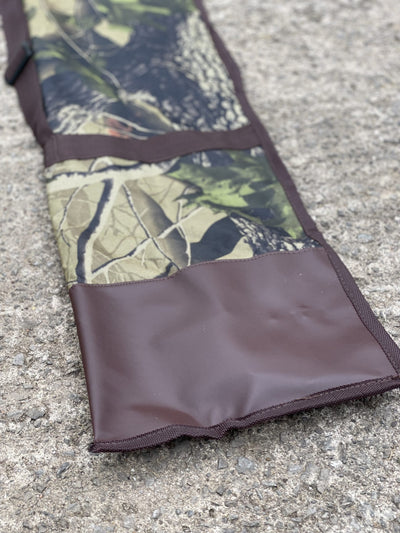 Green 4-pack heavy-duty hide poles kit by ECHO, featuring durable metal poles for outdoor hunting and trapping activities.