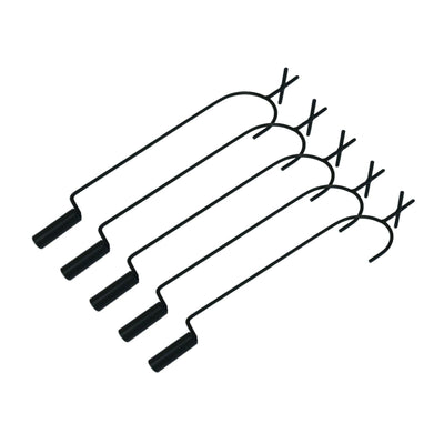 Echo lofting hooks with weight for decoying, designed for magnet and flapper decoys, shown with hooks and weights in use.