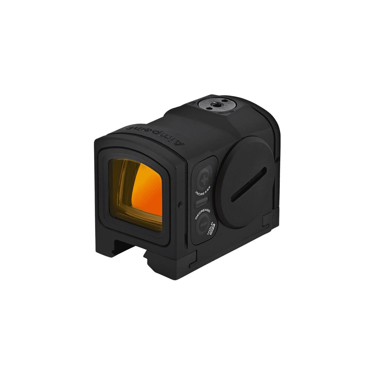 EDGAR Aimpoint Acro S-2 shotgun red dot sight mounted on a firearm for quick target acquisition.
