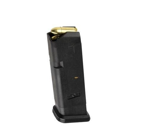 Magpul PMAG 10 GL9 9x19 magazine for Glock G17, shown in black polymer with textured grip surface.