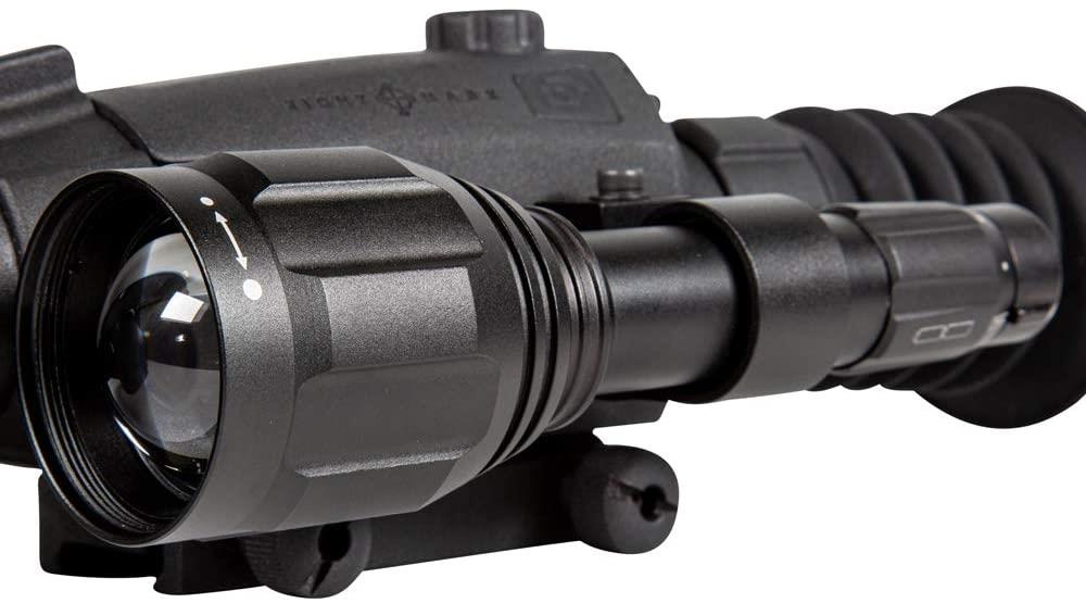 EDGAR Sightmark Wraith 4K Max 3-24x50 riflescope with IR digital night vision for precise hunting and shooting.