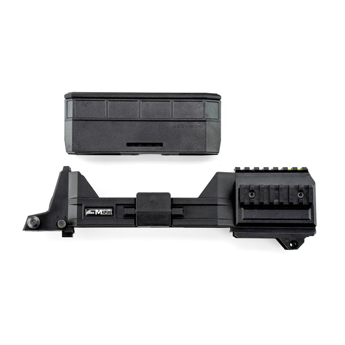 EDGAR Steambow M10 Tactical crossbow with 10-round magazine, featuring a sleek design and precision engineering for target shooting.