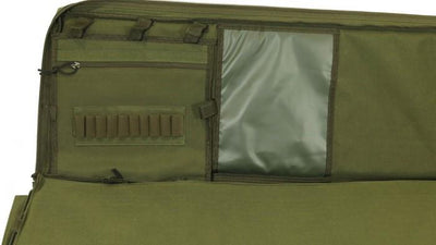 Green ELITE 51-inch 600D tactical gear bag with multiple compartments and sturdy handles for outdoor and tactical use.