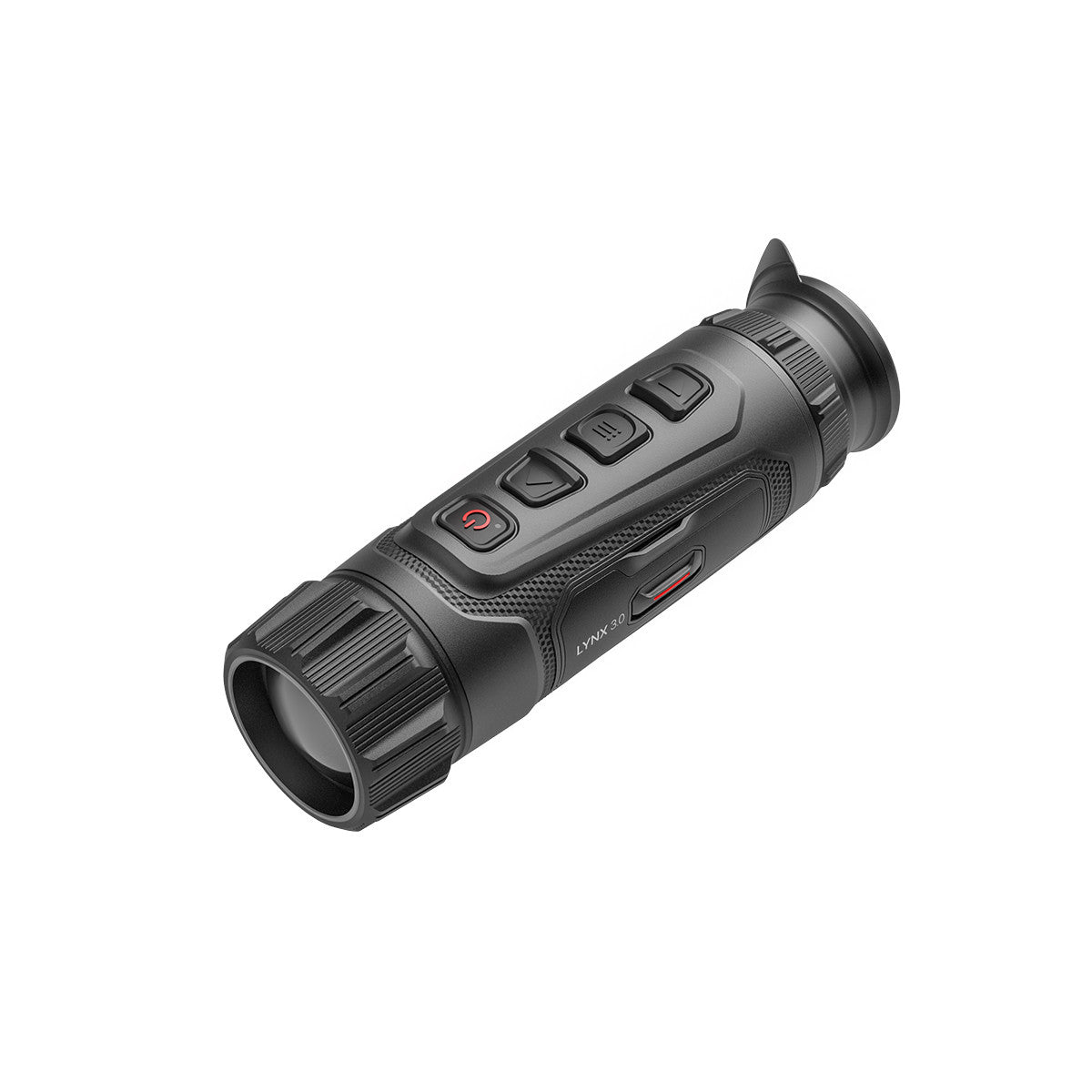 ELITE HIKMICRO Lynx 3.0 LQ35 35mm thermal monocular showing thermal imaging screen and ergonomic design.