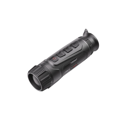 ELITE HIKMICRO Lynx LQ35L 3.0 35mm thermal monocular with laser rangefinder, black device with lens and control buttons.