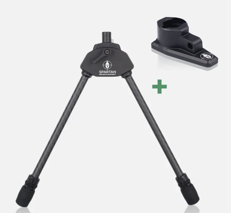 ELITE Spartan Javelin Lite standard length 7.2-inch bipod with adjustable legs for stable firearm support.