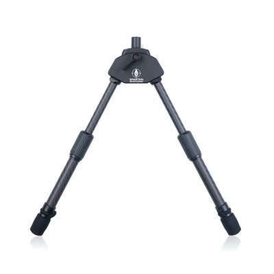 ELITE Spartan Javelin Lite TL Bipod Standard mounted on a firearm, showcasing its lightweight design and sturdy construction.