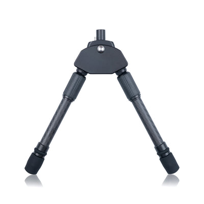 ELITE Spartan Javelin Lite TL bipod standard mounted on a firearm, showcasing its lightweight and adjustable design for stability.