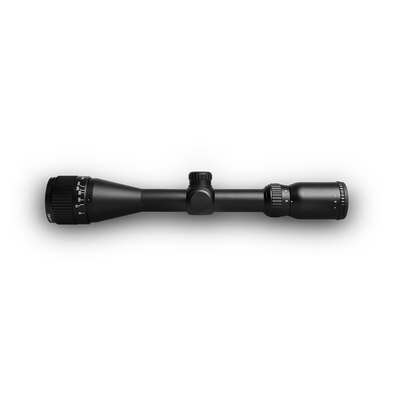 ELITE WULF Fireball 3-9x40 rifle scope with free dovetail mounts, featuring adjustable zoom and clear optics for precise shooting.