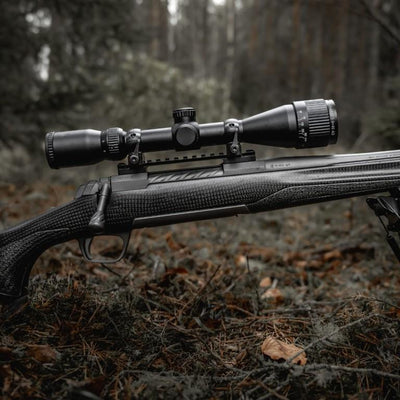 ELITE WULF Fireball 3-9x40 rifle scope with free dovetail mounts, featuring adjustable magnification and clear lens for accurate shooting.