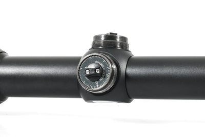 ELITE WULF Fireball 4-12x50 rifle scope with free dovetail mounts, featuring adjustable magnification and precision optics.