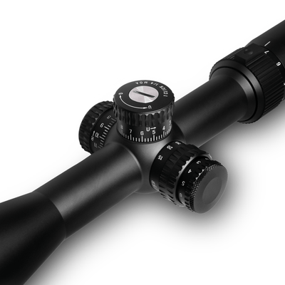 ELITE WULF Lightning rifle scope 4-16x50 with free mount, outdoor hunting and shooting equipment on a neutral background.