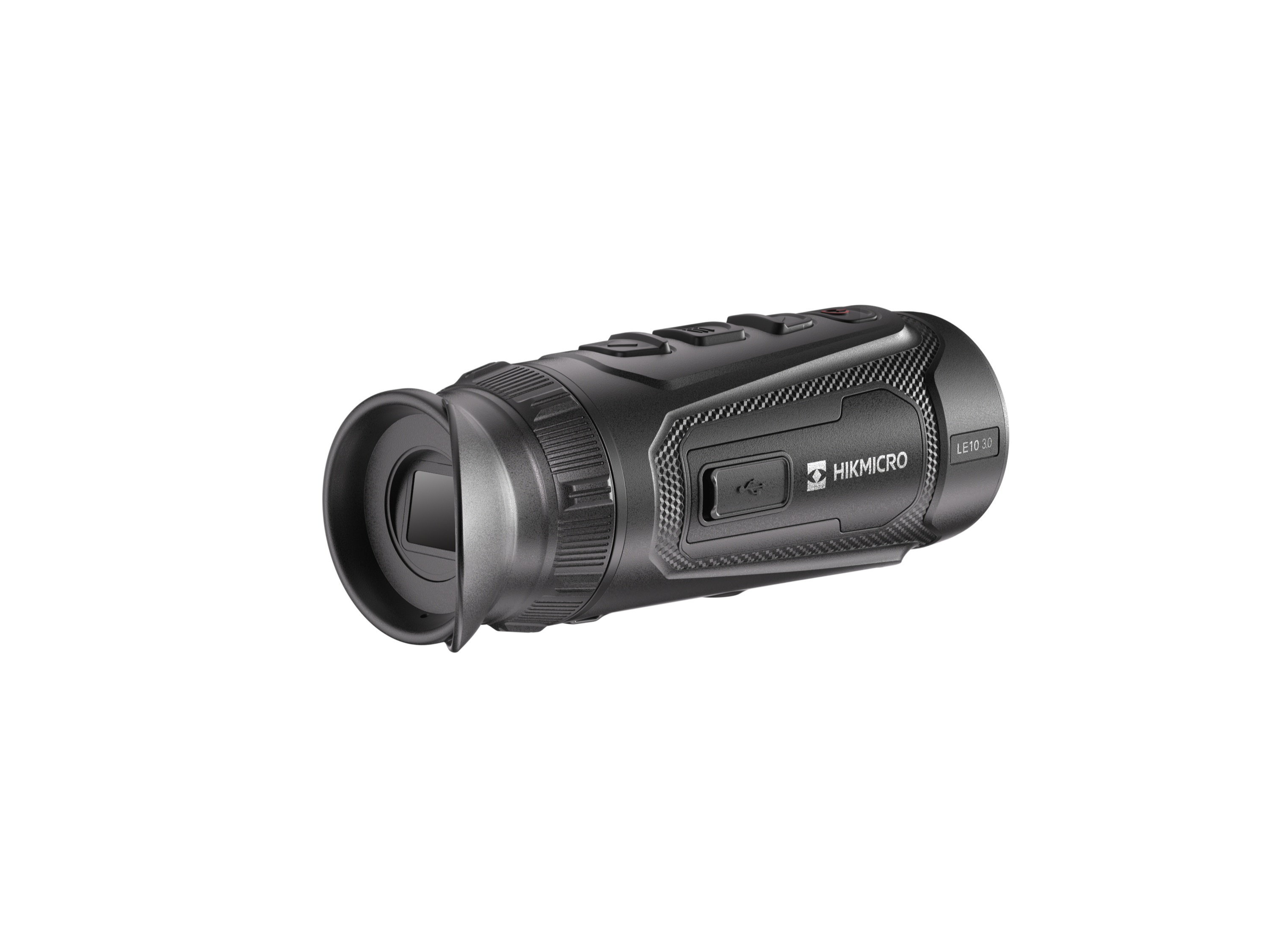 ELITE HIKMICRO Lynx 3.0 10mm thermal monocular showing lens and thermal imaging display in a natural outdoor setting