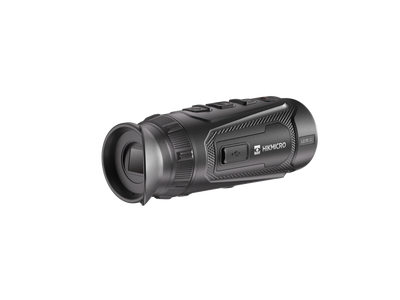 ELITE HIKMICRO Lynx 3.0 10mm thermal monocular showing lens and thermal imaging display in a natural outdoor setting