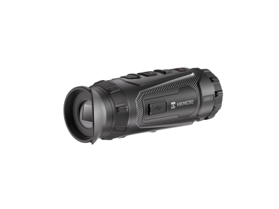 ELITE HIKMICRO Lynx 3.0 19mm thermal monocular showing the device's compact design and thermal lens for outdoor use.
