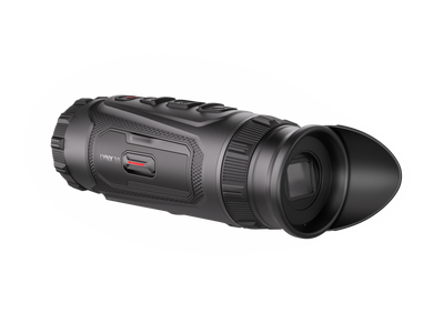 ELITE HIKMICRO Lynx 3.0 25mm thermal monocular showing the compact device with lens and control buttons.