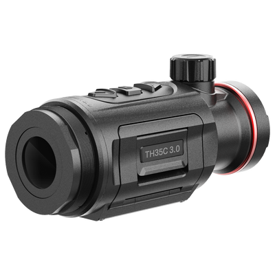 ELITE HIKMICRO Thunder 3.0 TH35C thermal front clip-on optic, compact device with thermal imaging capabilities.
