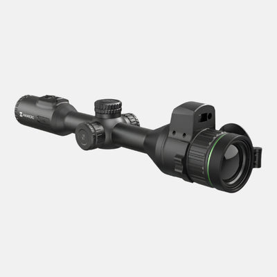 ELITE HIKMICRO Alpex A50EL 4K LRF digital day and night vision scope with UHD optics and built-in rangefinder.