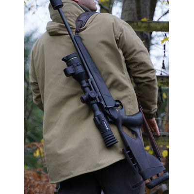 ELITE HIKMICRO Alpex A50EL 4K LRF digital day and night vision scope with UHD optics and built-in rangefinder.