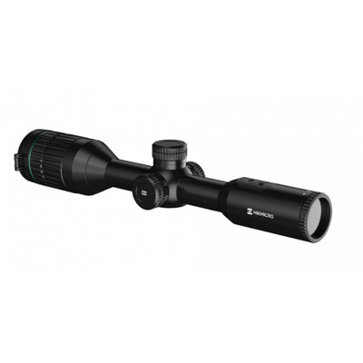 ELITE HIKMICRO ALPEX A50T-S day and night rifle scope with 3.5x zoom and 50mm lens, high-resolution night vision camera.