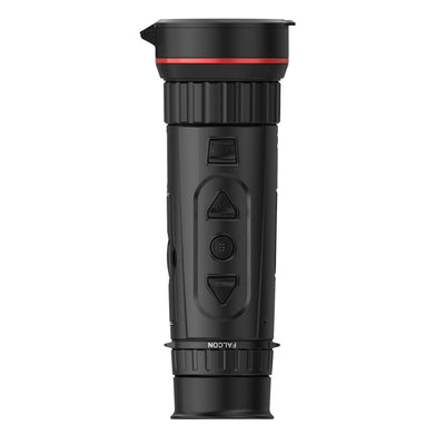 ELITE HIKMICRO Falcon FQ50 PRO 50mm handheld thermal imager monocular showing thermal imaging screen and ergonomic design