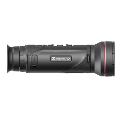 HIKMICRO Falcon FQ50L 2.0 handheld thermal imager monocular with 50mm lens, 640x512 resolution, and laser rangefinder.