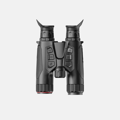 ELITE HIKMICRO HABROK 4K HE25L thermal binoculars for night vision and wildlife observation, featuring high-resolution thermal imaging.