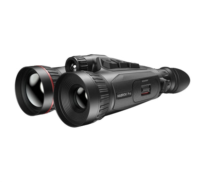 ELITE HIKMICRO Habrok Pro 1280px 60mm thermal binocular with 4K optical camera and laser rangefinder for night vision scouting.