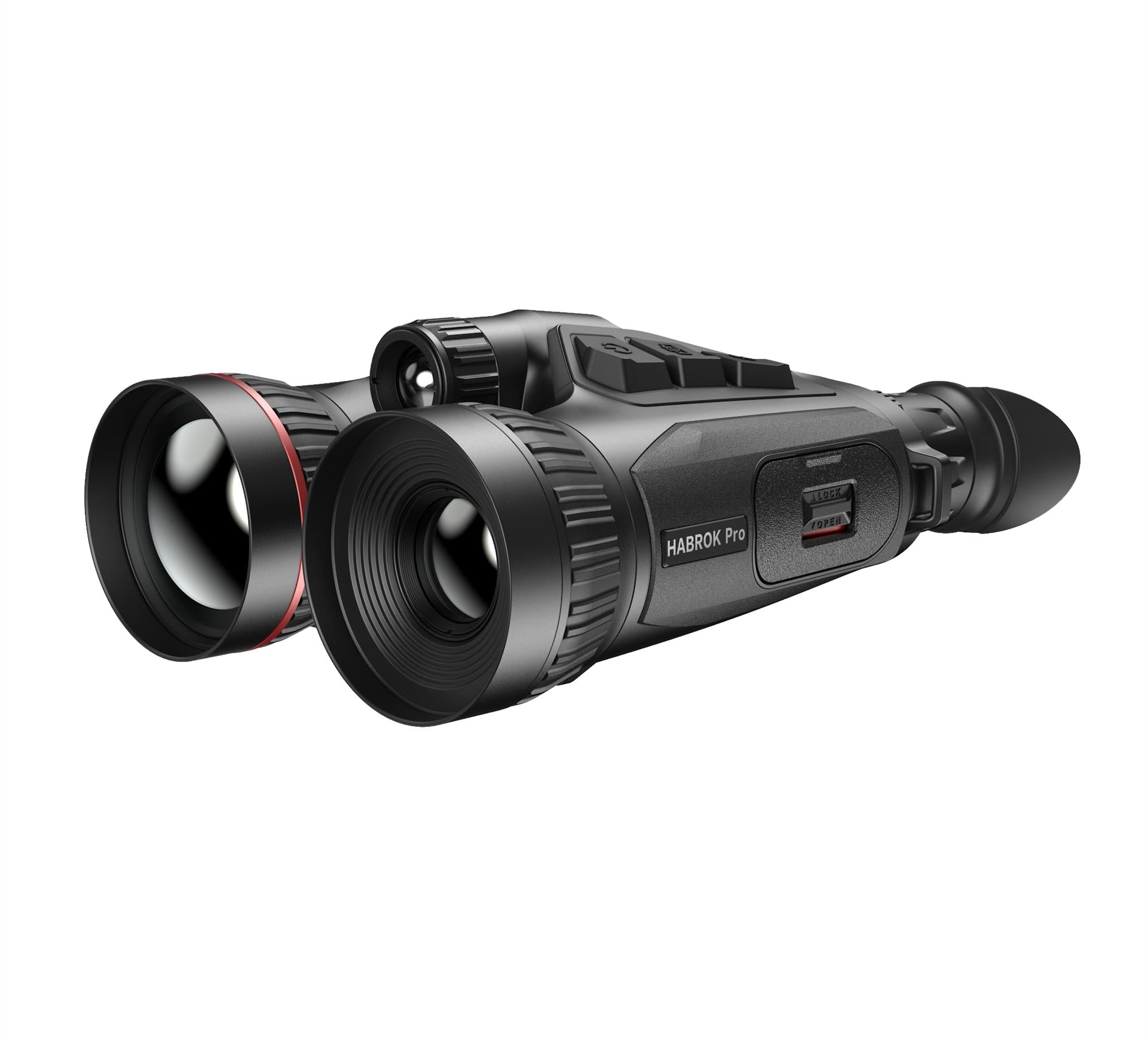 ELITE HIKMICRO Habrok Pro 1280px 60mm thermal binocular with 4K optical camera and laser rangefinder for night vision.