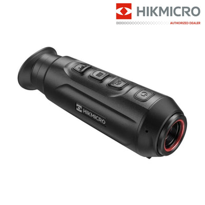 ELITE HIKMicro Lynx Pro 2.0 15mm thermal monocular showing the compact scope with thermal imaging lens and digital display.