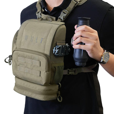 ELITE WULF Guardian binocular harness with quick detach thermal system, designed for scopes and night vision equipment.