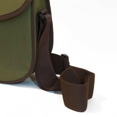 Green Fairfax cartridge bag with 175-capacity for storing and organizing cartridges, durable and lightweight for convenience.