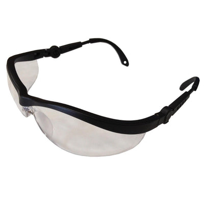 Clear Fairfax shooting safety glasses with impact-resistant lenses, designed for eye protection during shooting activities.