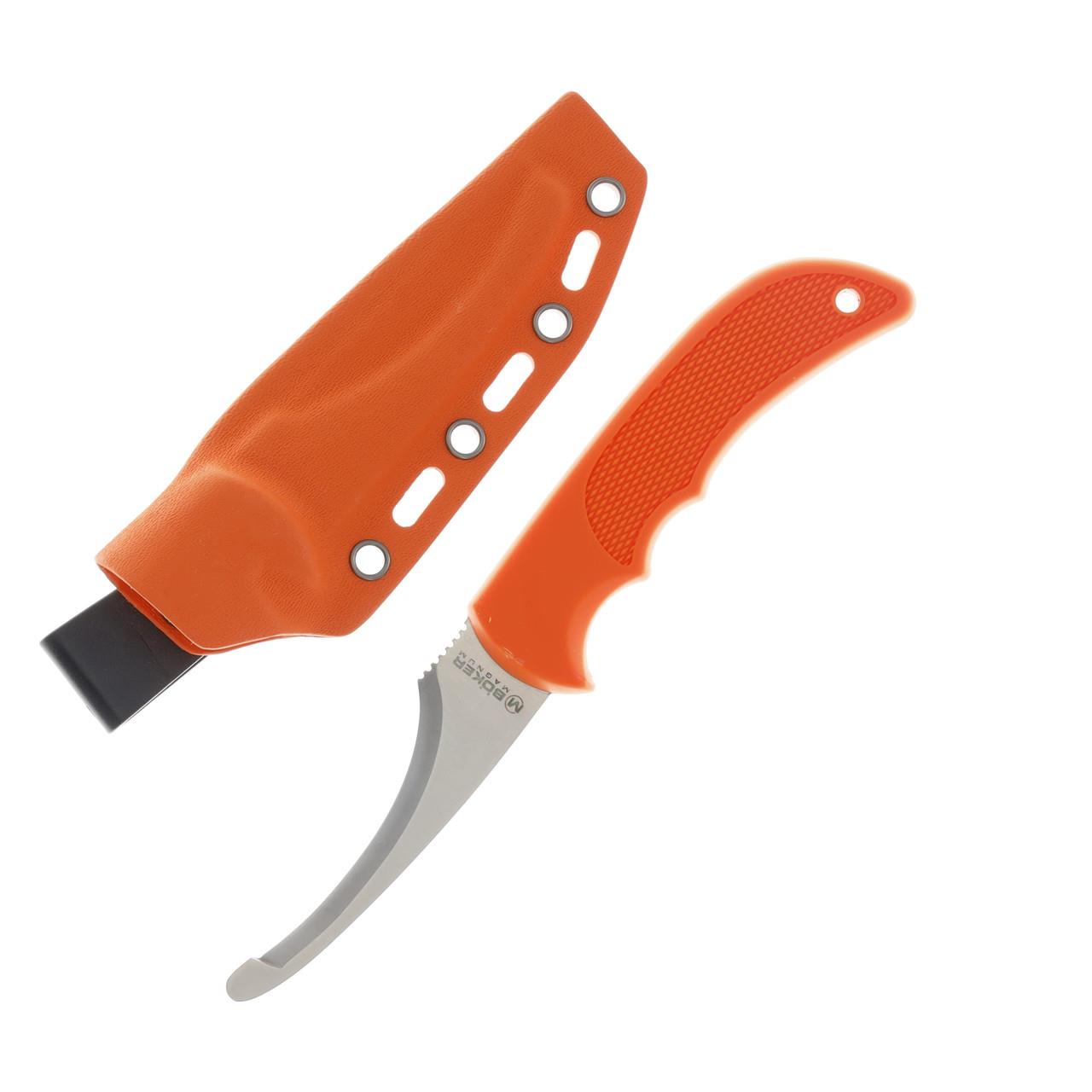 FRITZMANN Boker Magnum fixed gutting knife with a sharp blade, ideal for fish cleaning and detailed hunting tasks.