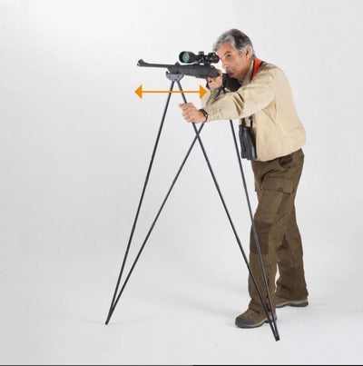 GMK Ultimate Carbon Fibre 4 Stable Shooting Sticks for outdoor shooting and hunting support, lightweight and durable.